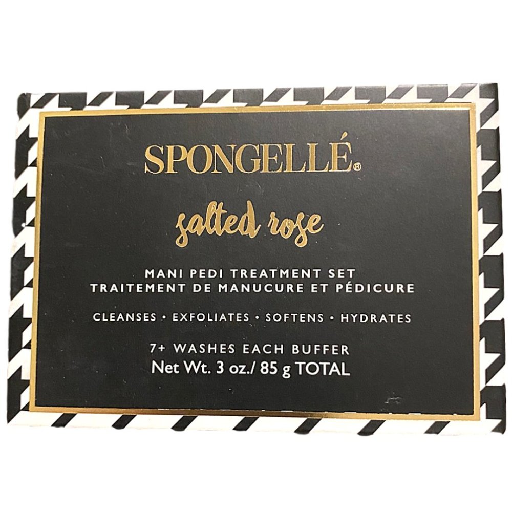 Spongelle Salted Rose Mani Pedi Treatment Set